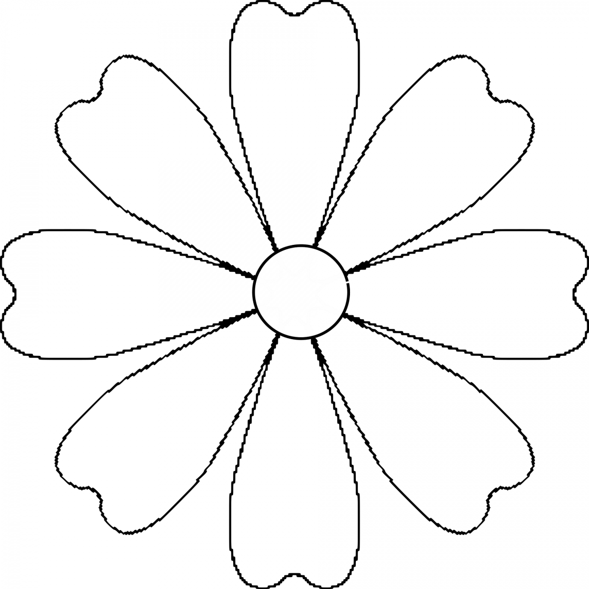 Трафарет "цветы"