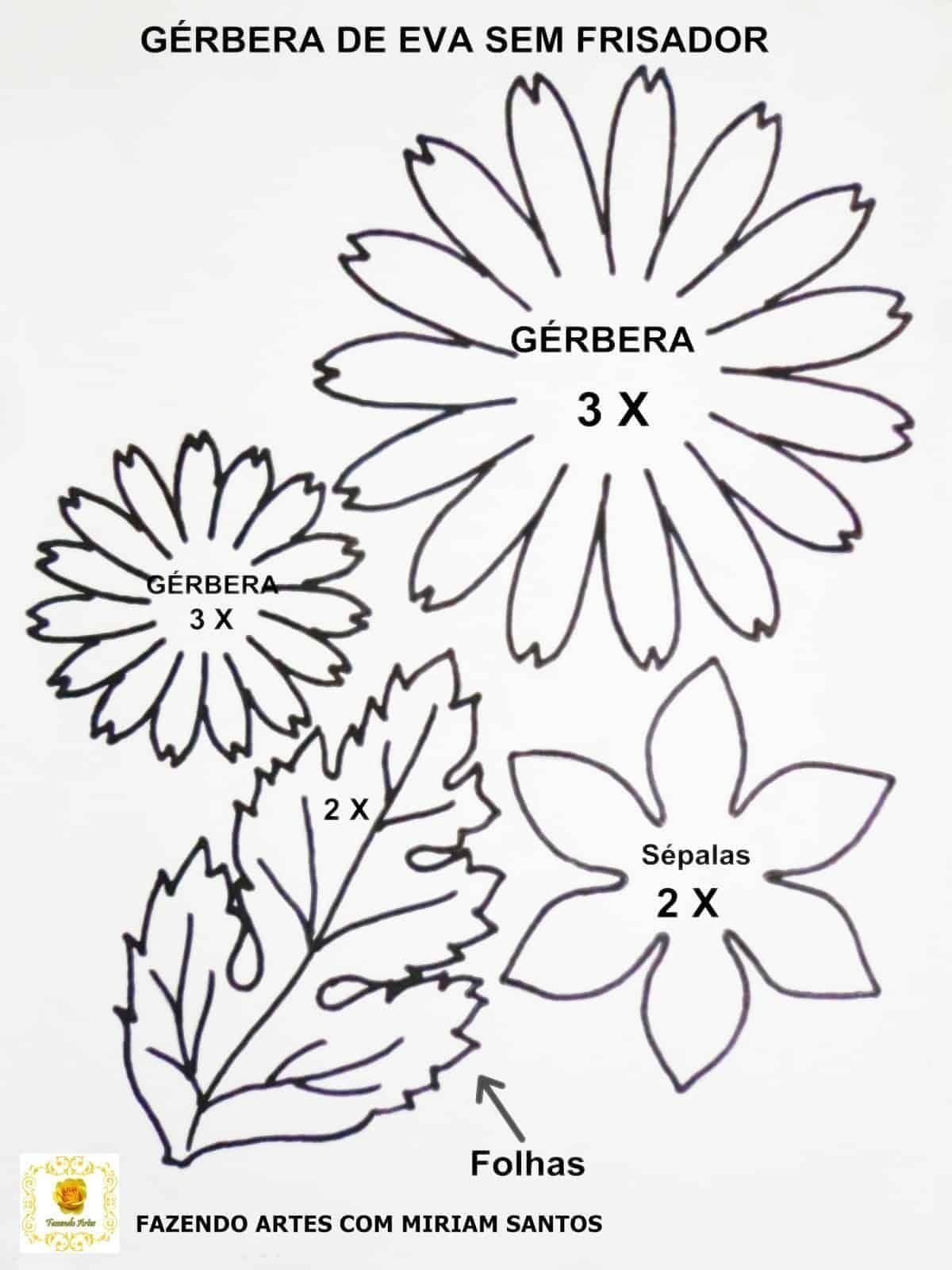 Трафарет ромашки