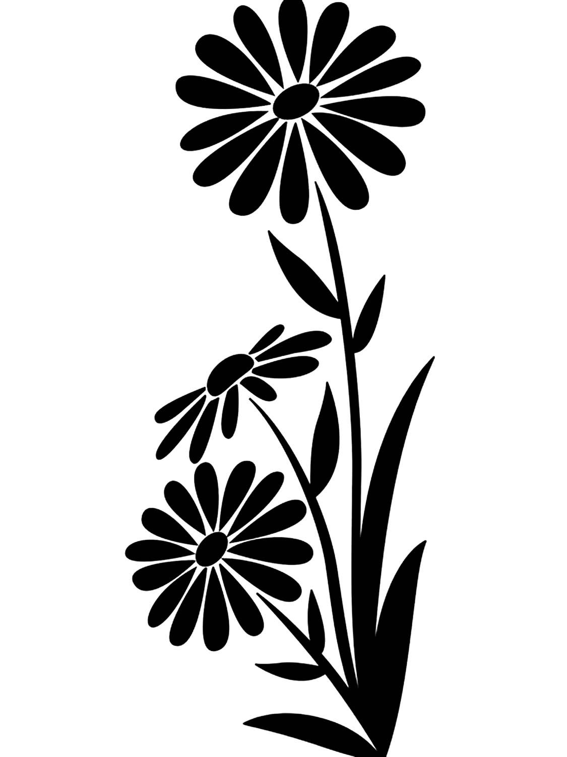 Ромашка шаблон