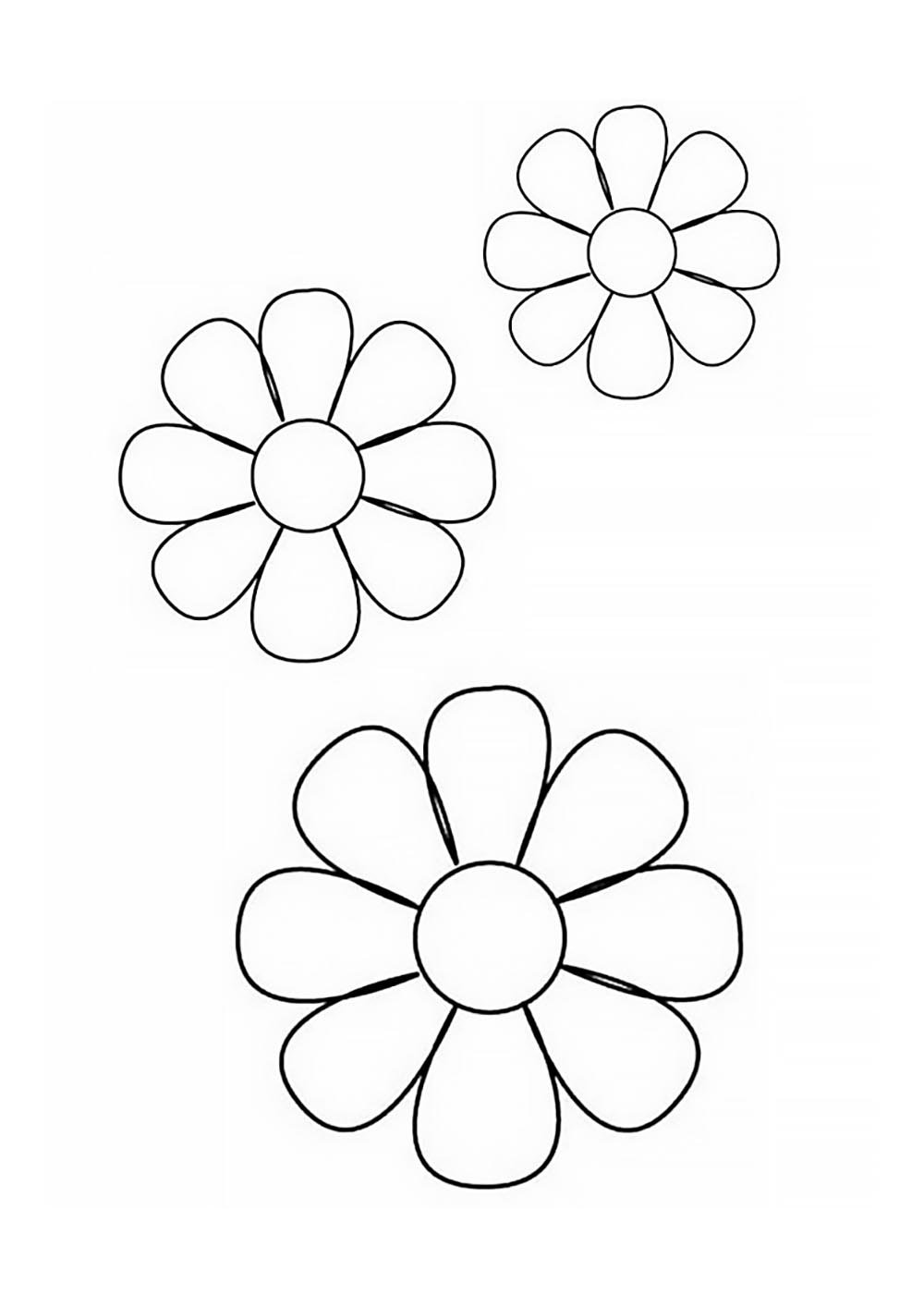 Ромашка силуэт