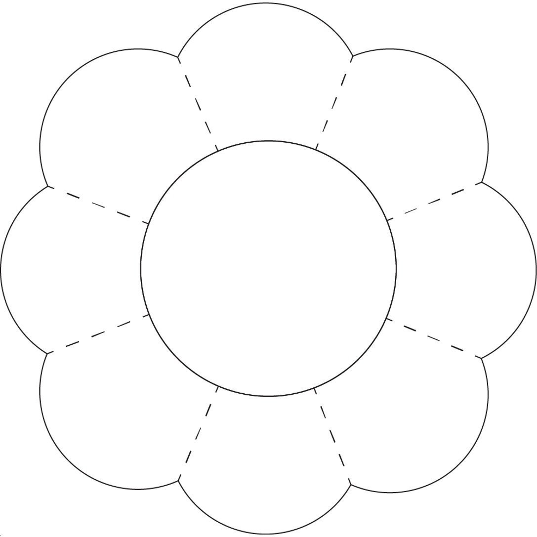 Ромашка с пожеланиями на лепестках