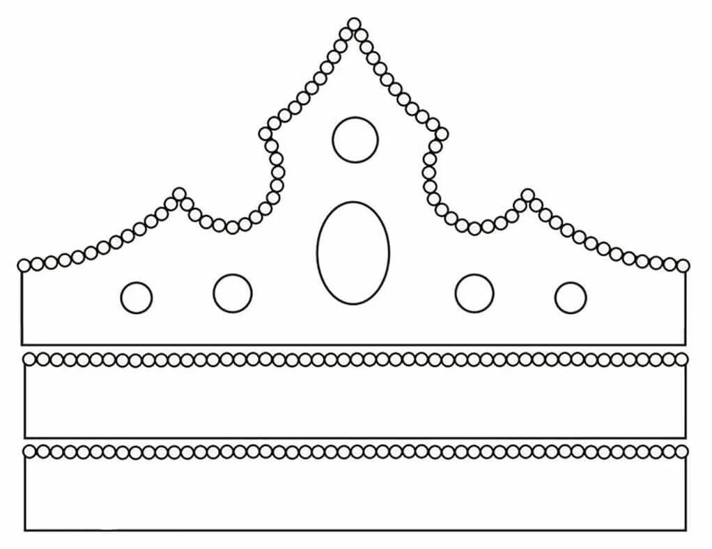 Корона шаблон