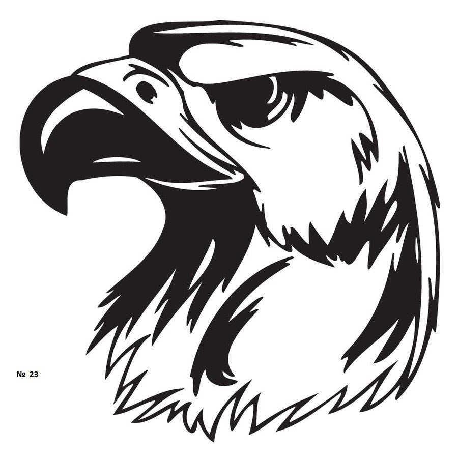 Стилизованная голова орла