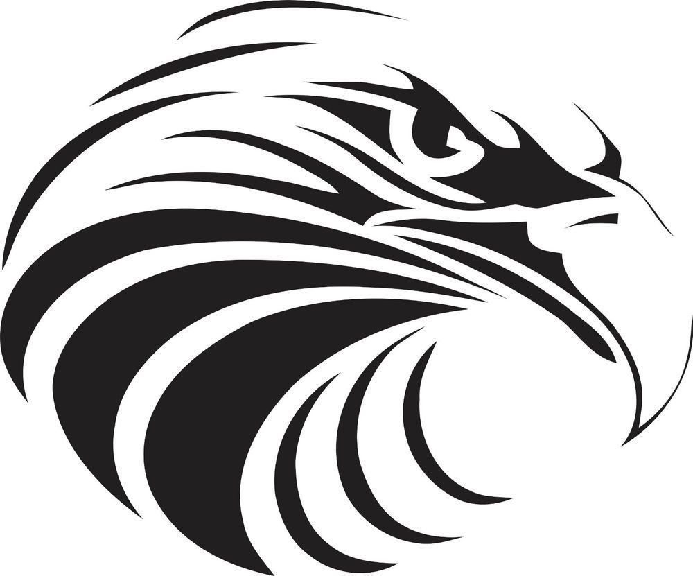 Голова стилизованного орла