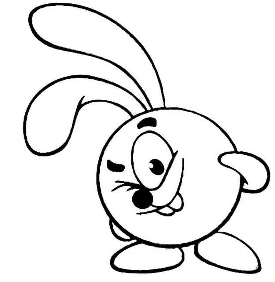 Вытынанки Смешарики новогодние