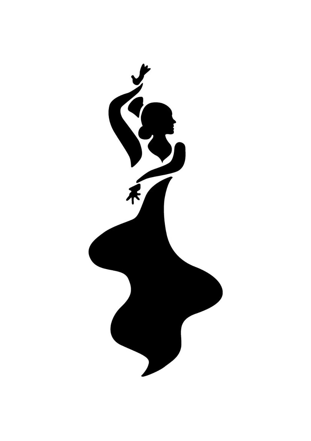 Женский силуэт