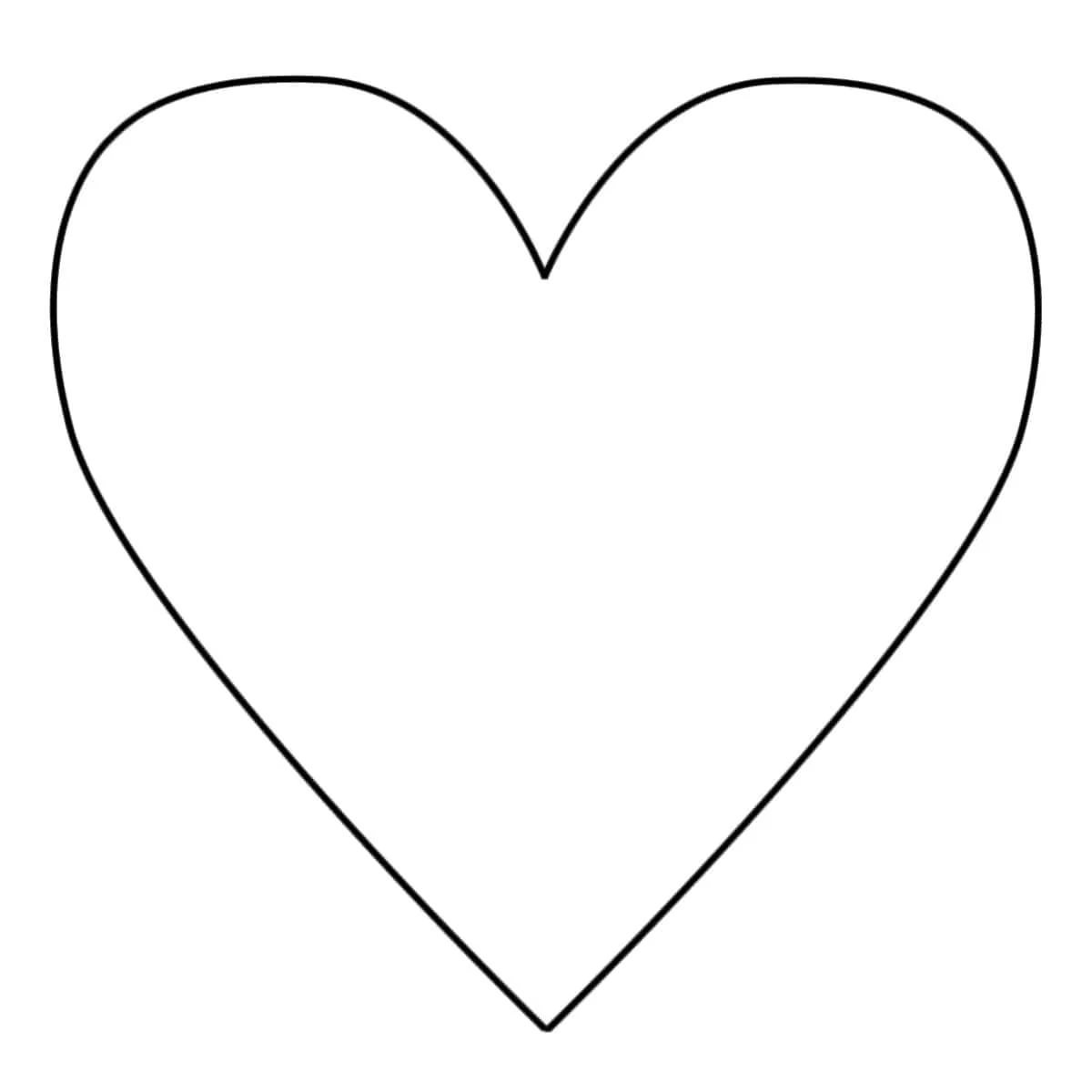 Сердечко линией