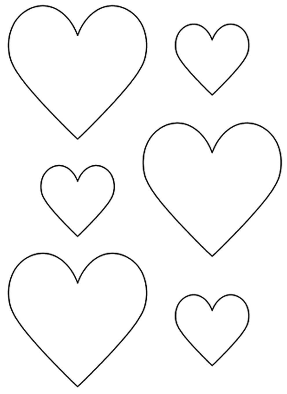 Сердечки для вырезания из бумаги шаблоны