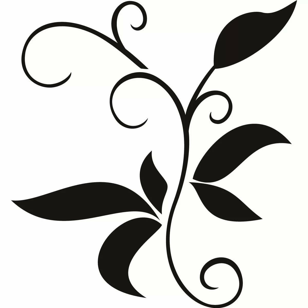 Контурный орнамент