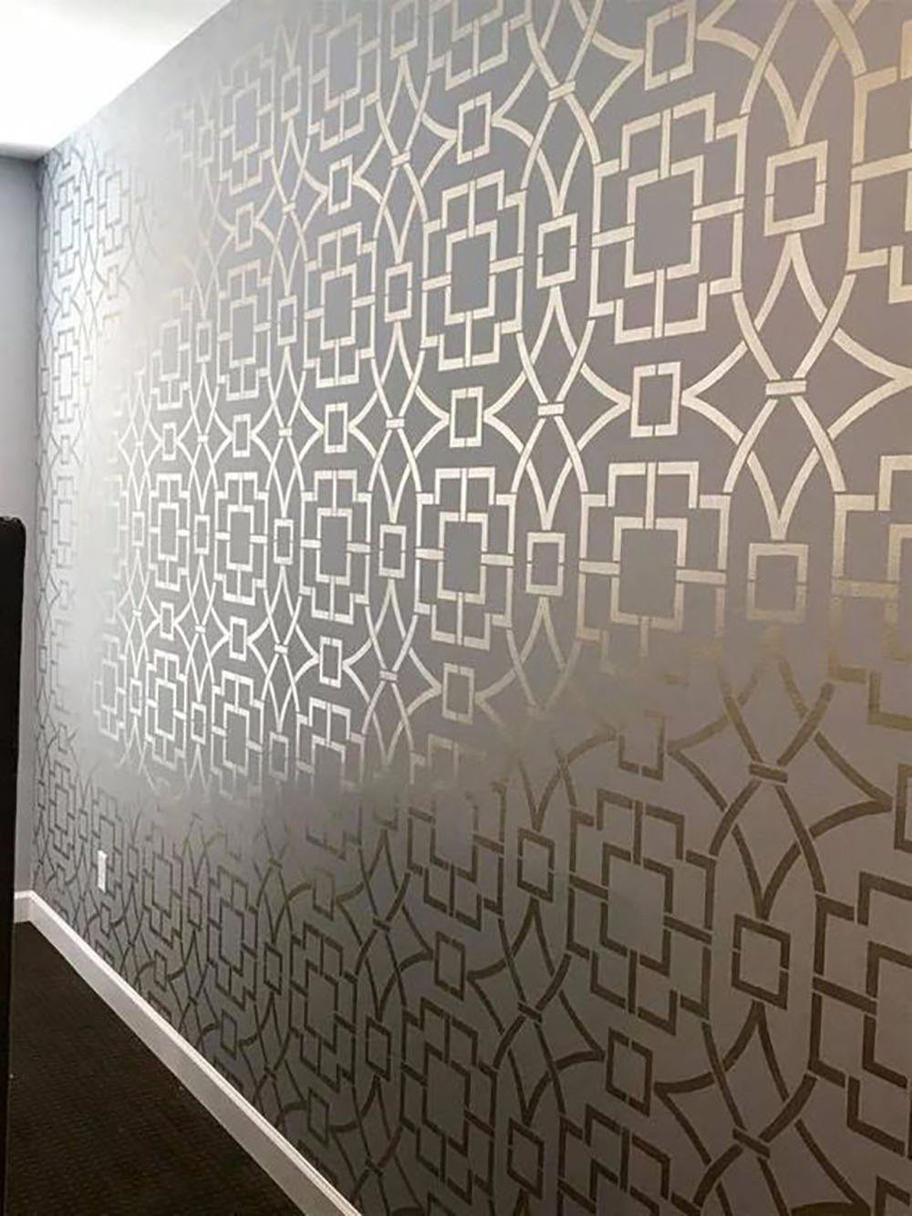 Трафарет на стену под покраску большой