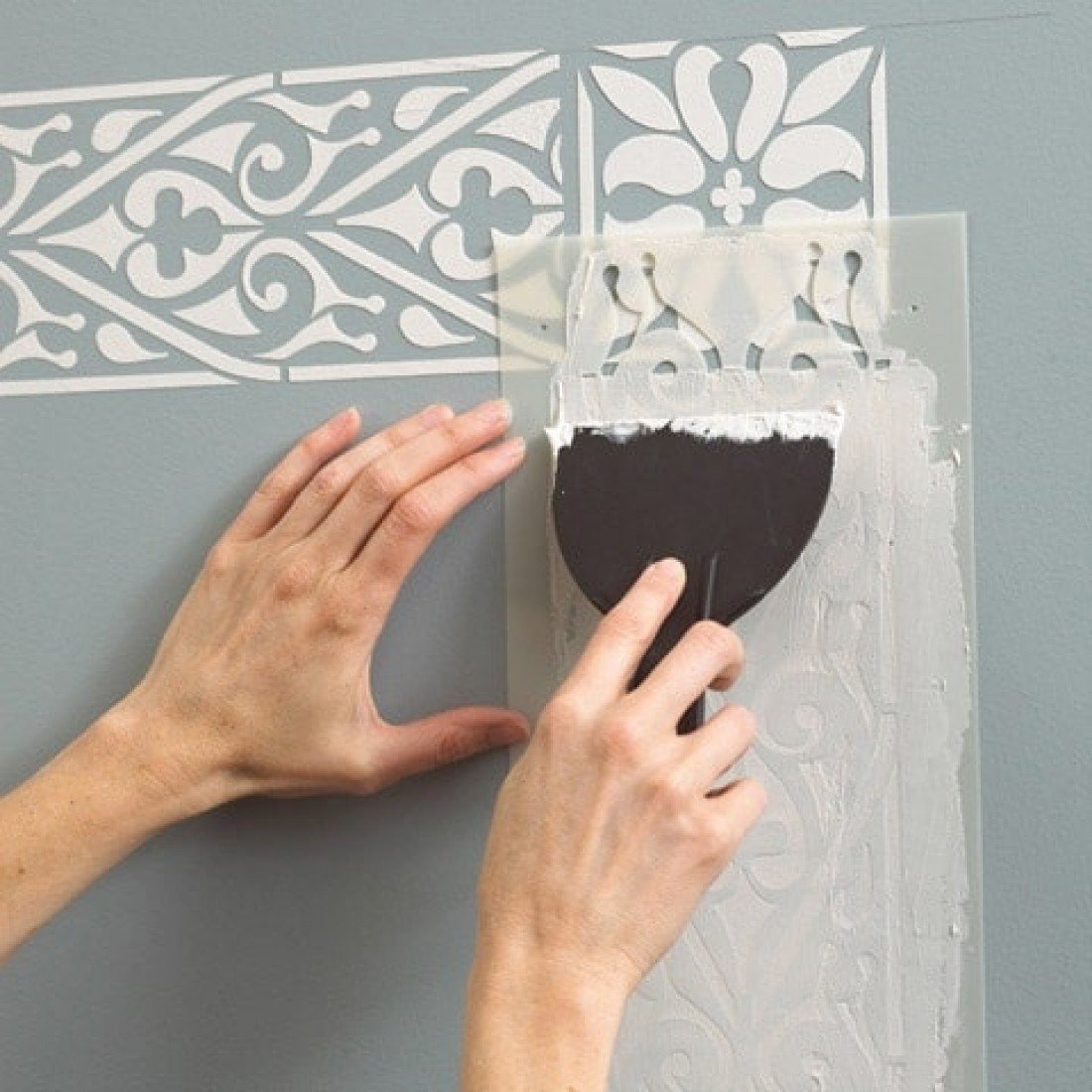 Трафареты для стен под штукатурку