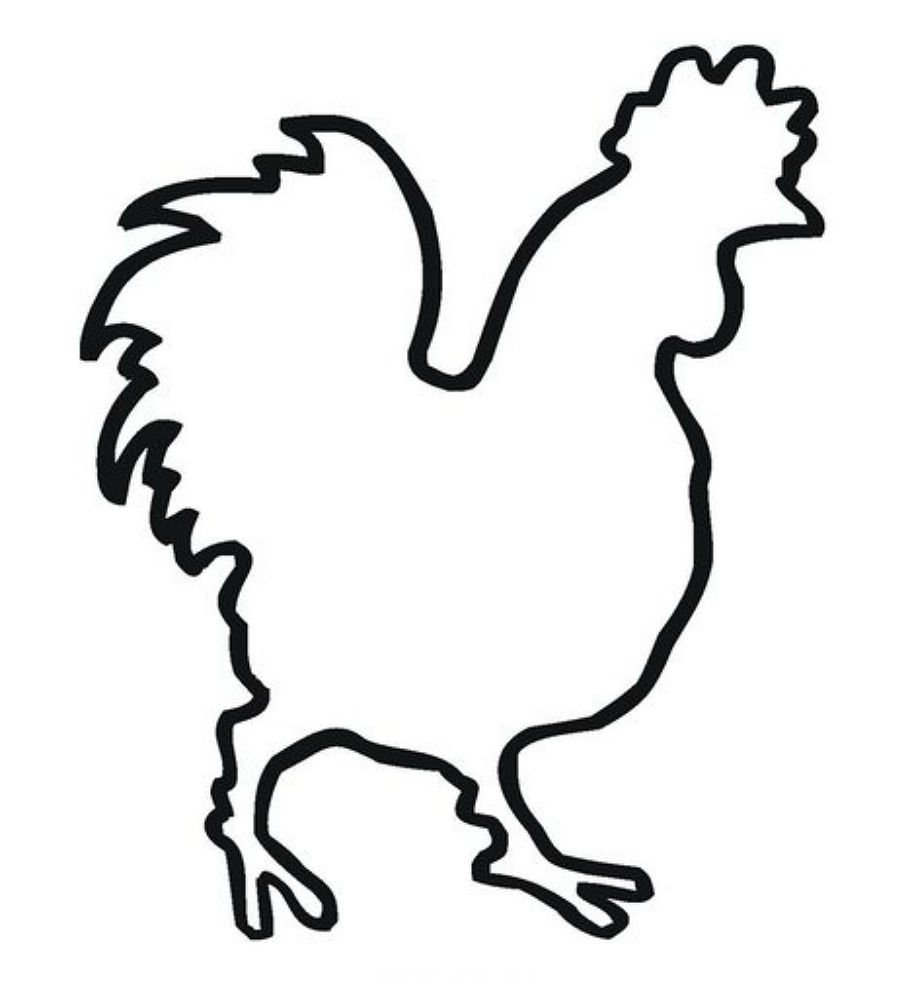 Петушок золотой гребешок раскраска