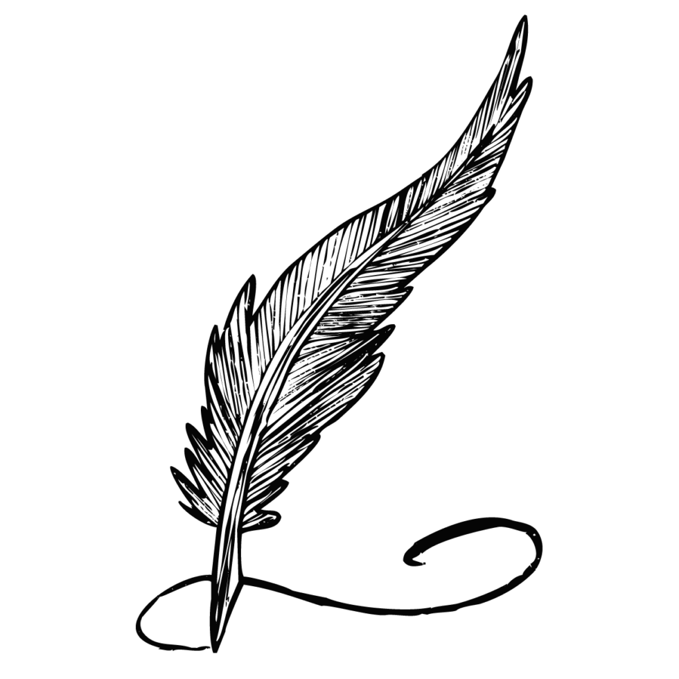 Перо письменное вектор