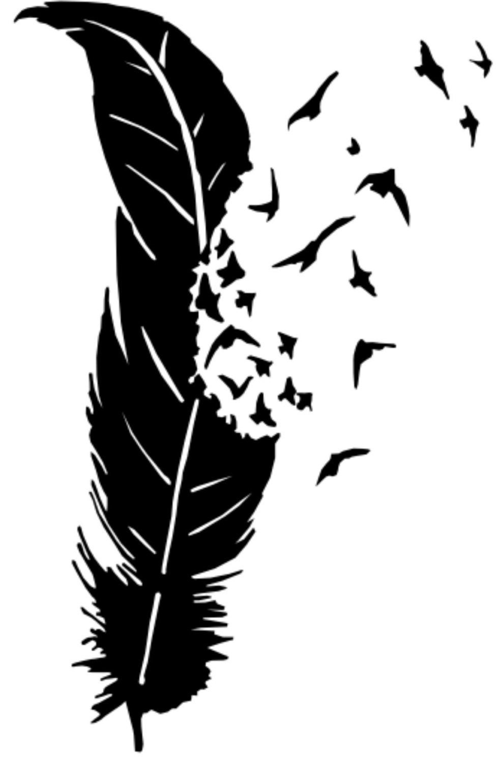 Нарисовать перо