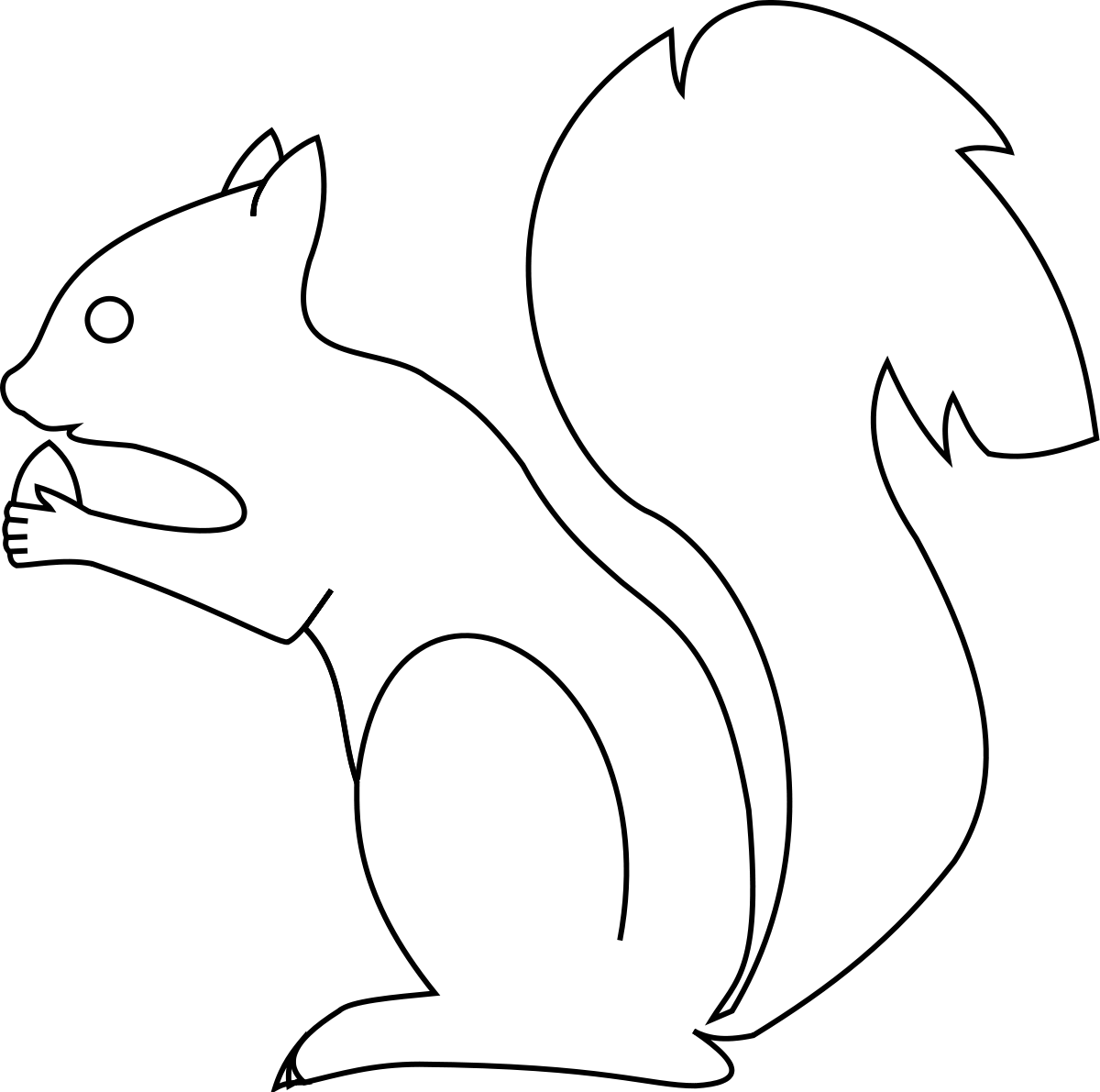 Трафарет белки