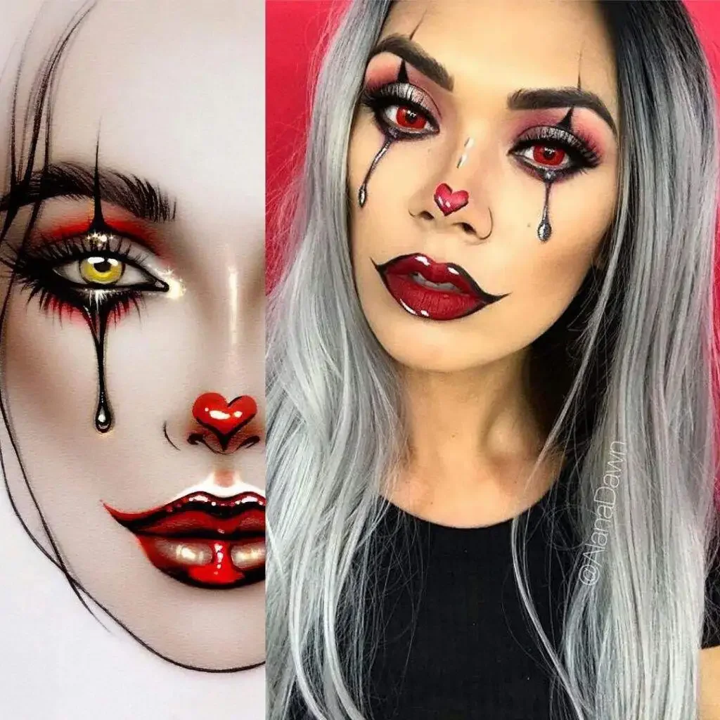 Грим на Хэллоуин легкий для мальчиков