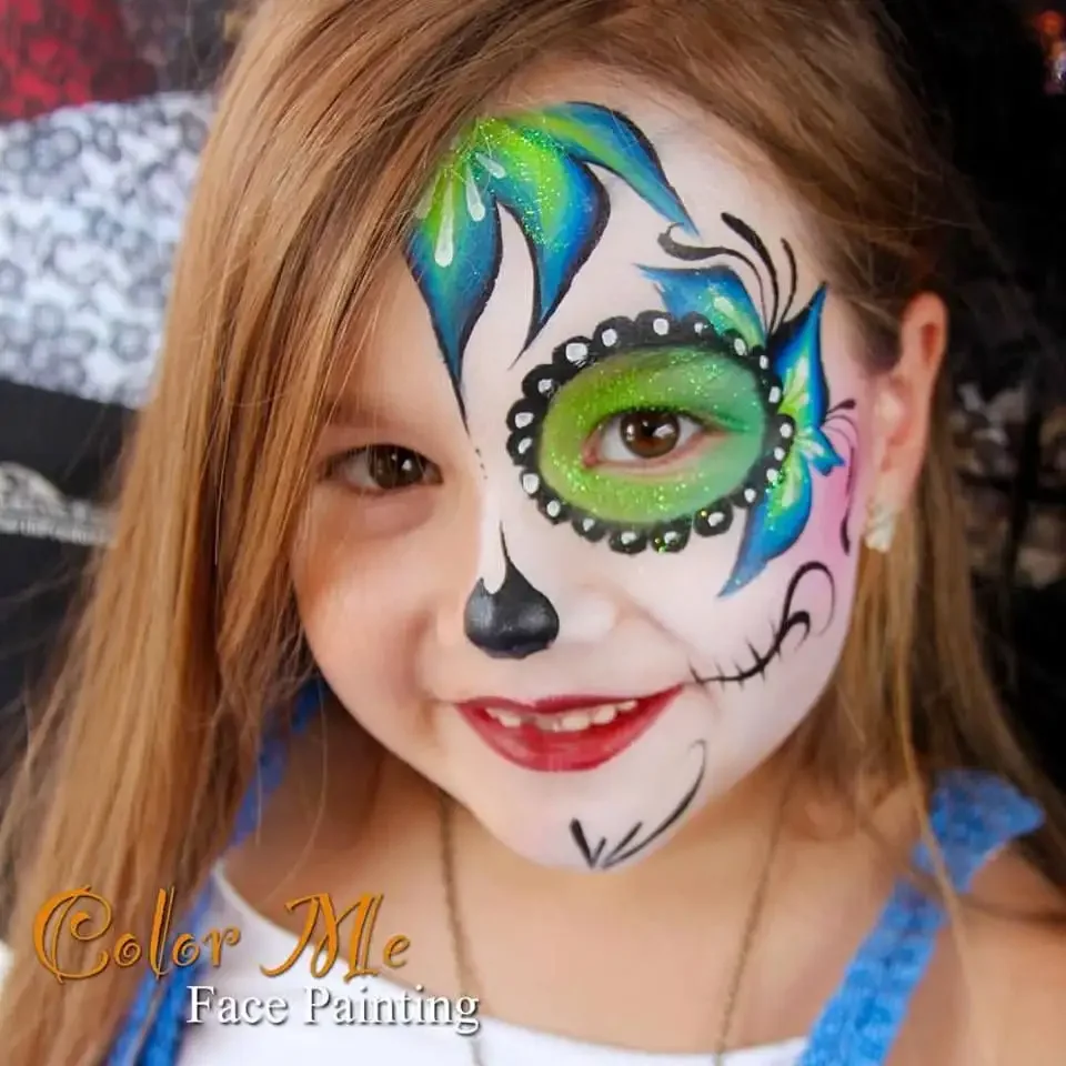 Детский грим для Хэллоуина