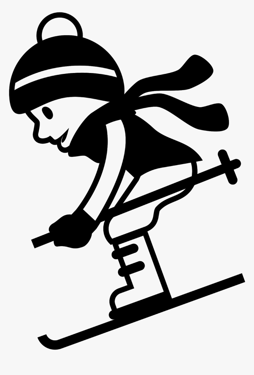 Лыжник вектор