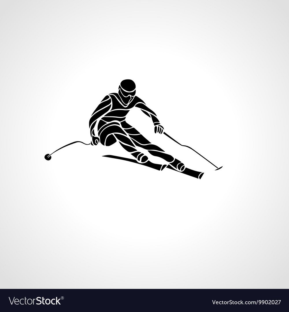 Горные лыжи логотип