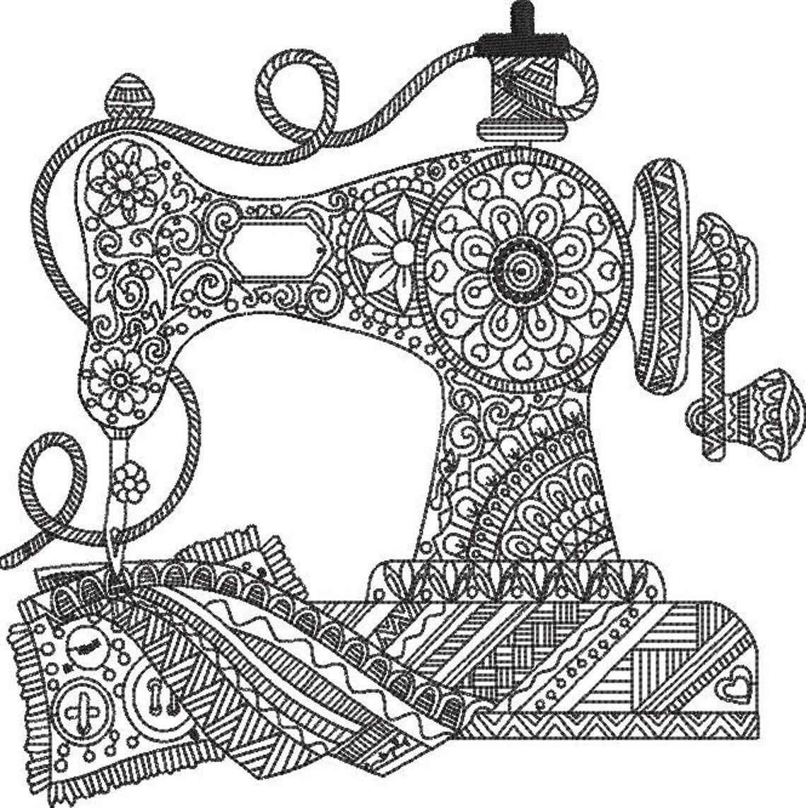 Швейная машинка рисунок