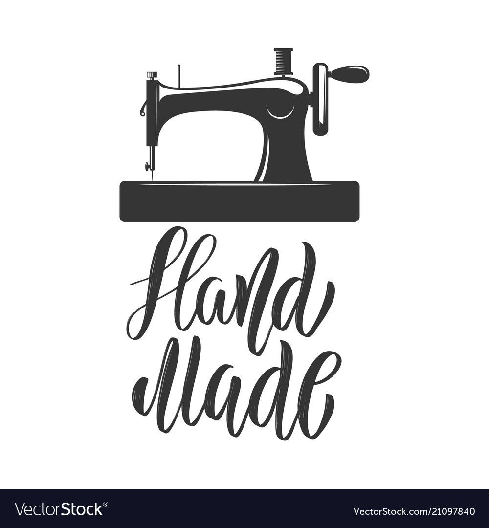 Трафарет швейная машинка