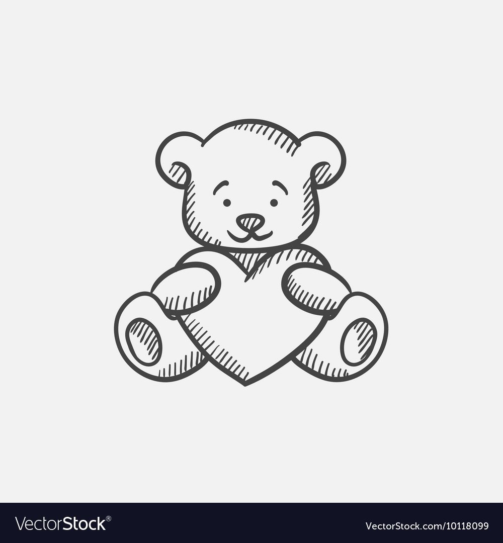 Мишка Тедди раскраска