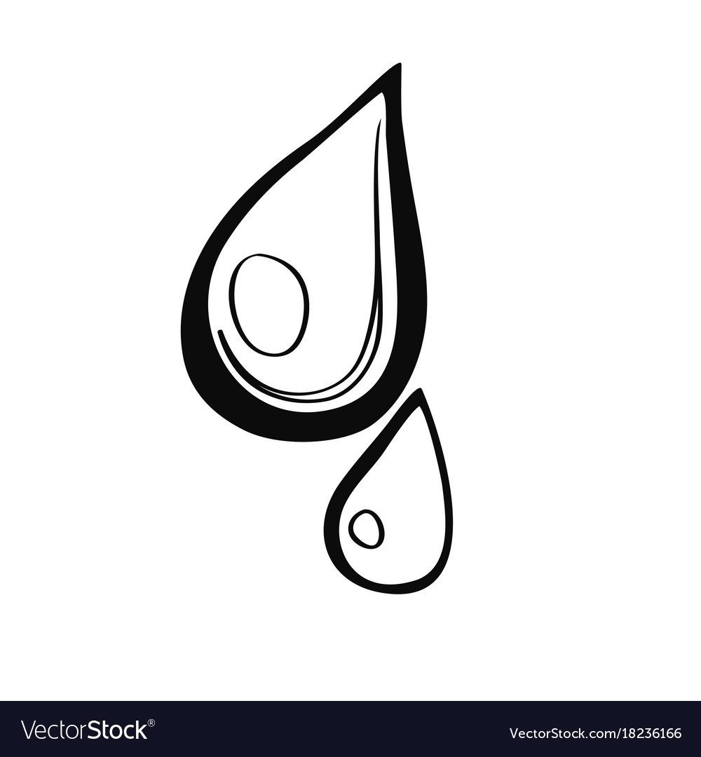 Капля раскраска для детей