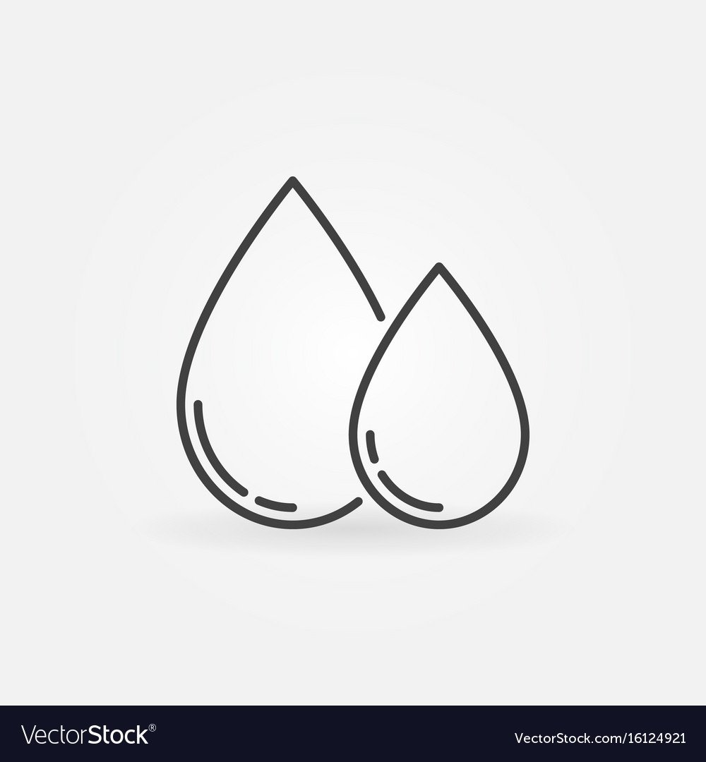 Трафарет капельки