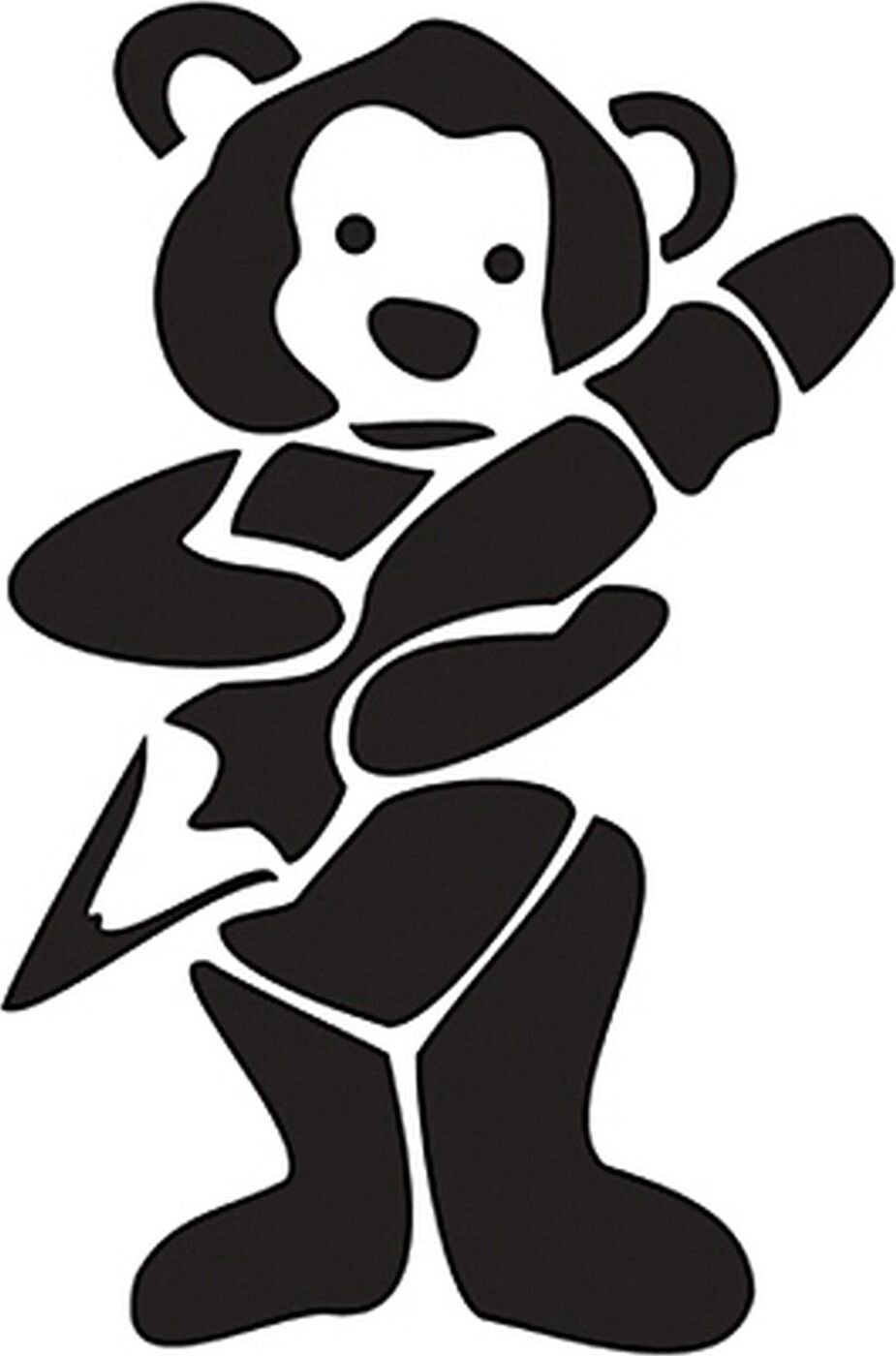 Силуэт диких животных для детей