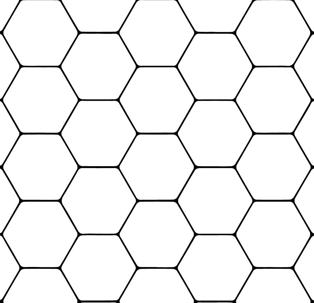 Гексагональная сетка паттерн