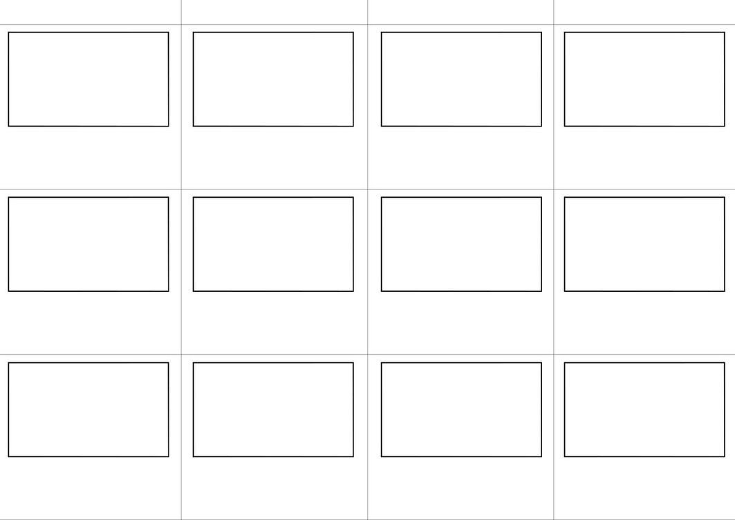 Заготовка для раскадровки