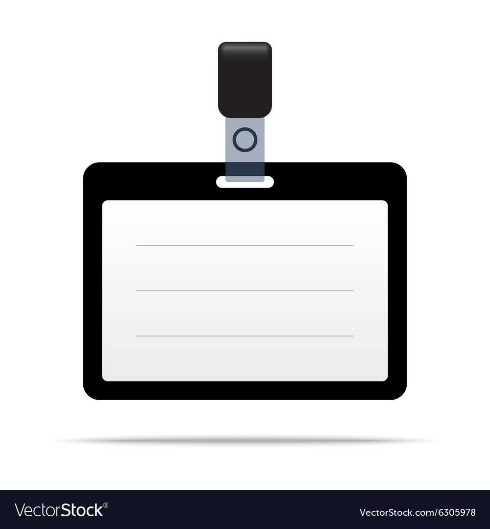 Бейдж вектор