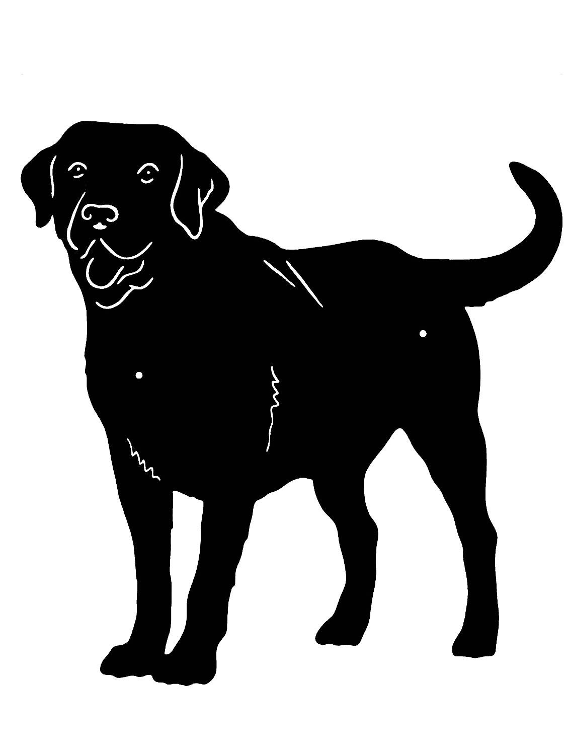 Наклейка лабрадор