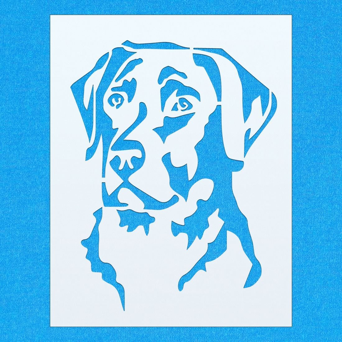 Силуэт морды собаки