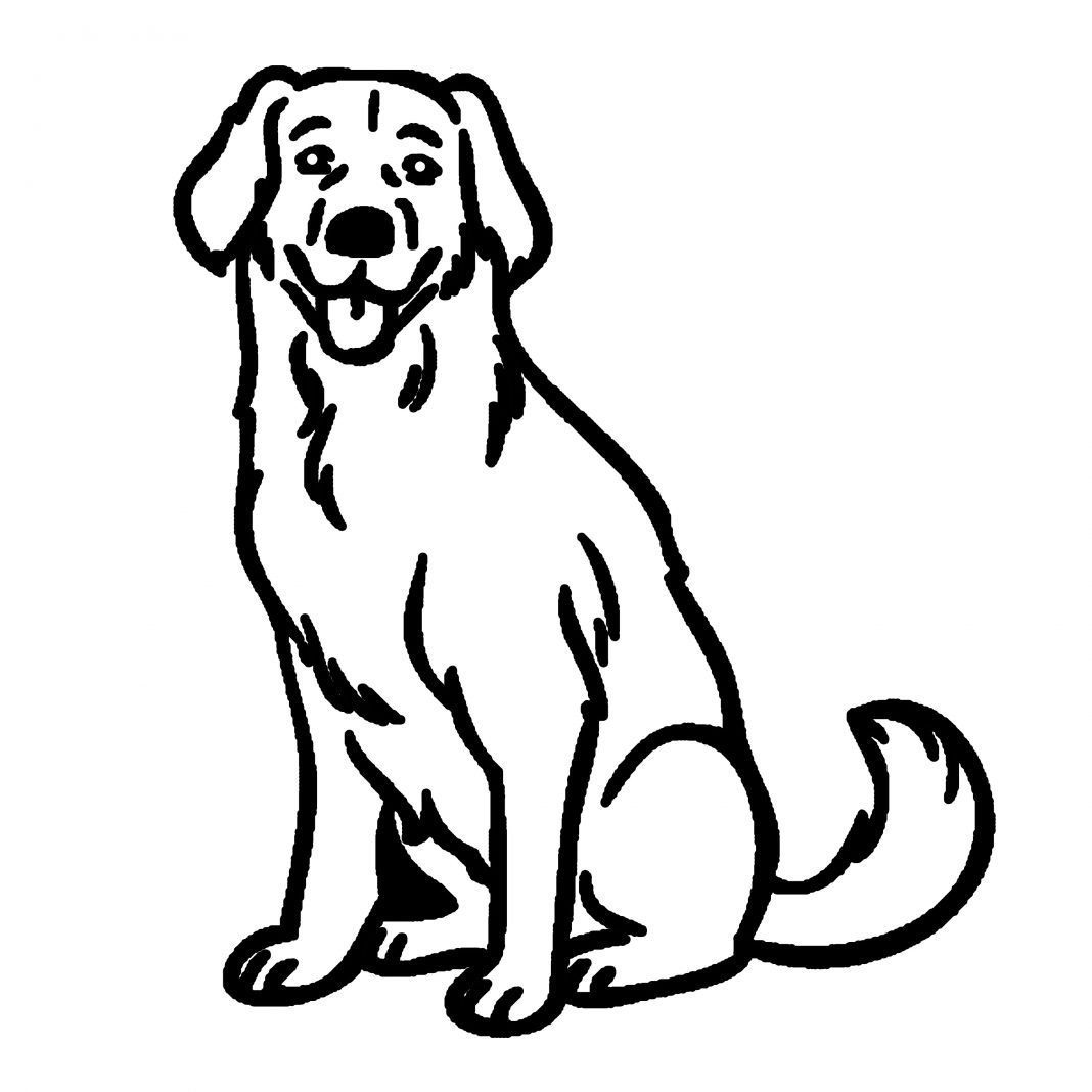 Трафареты для выжигания лабрадор