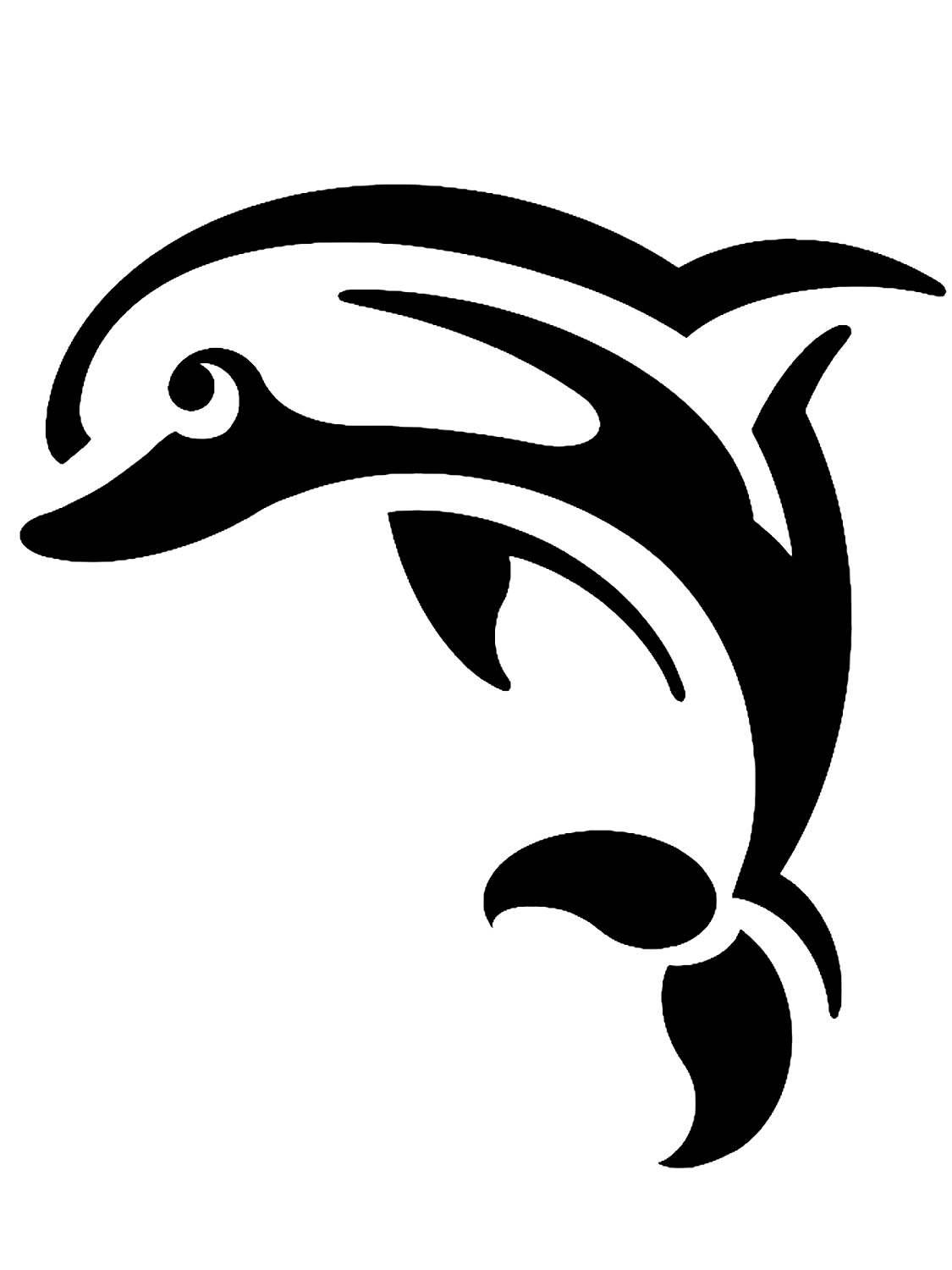 Кельтский Дельфин тату