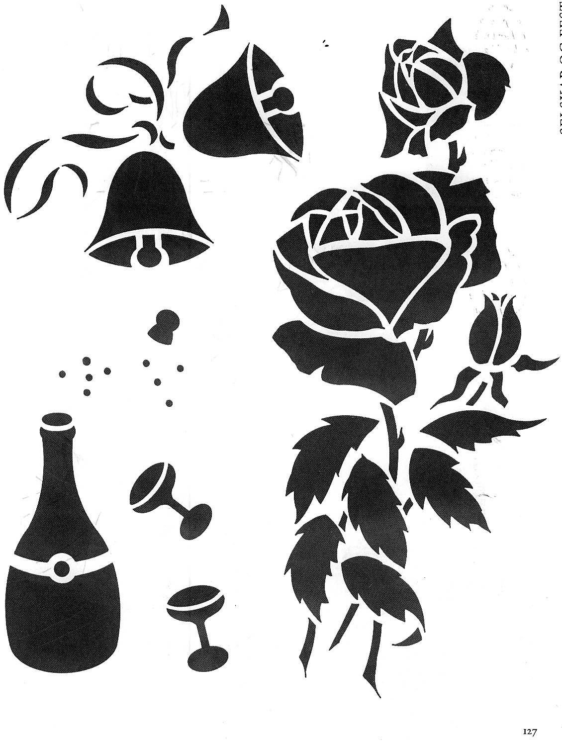 Многослойные трафареты для стен