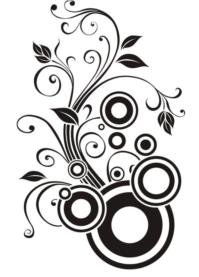 Силуэт девушки рисунок