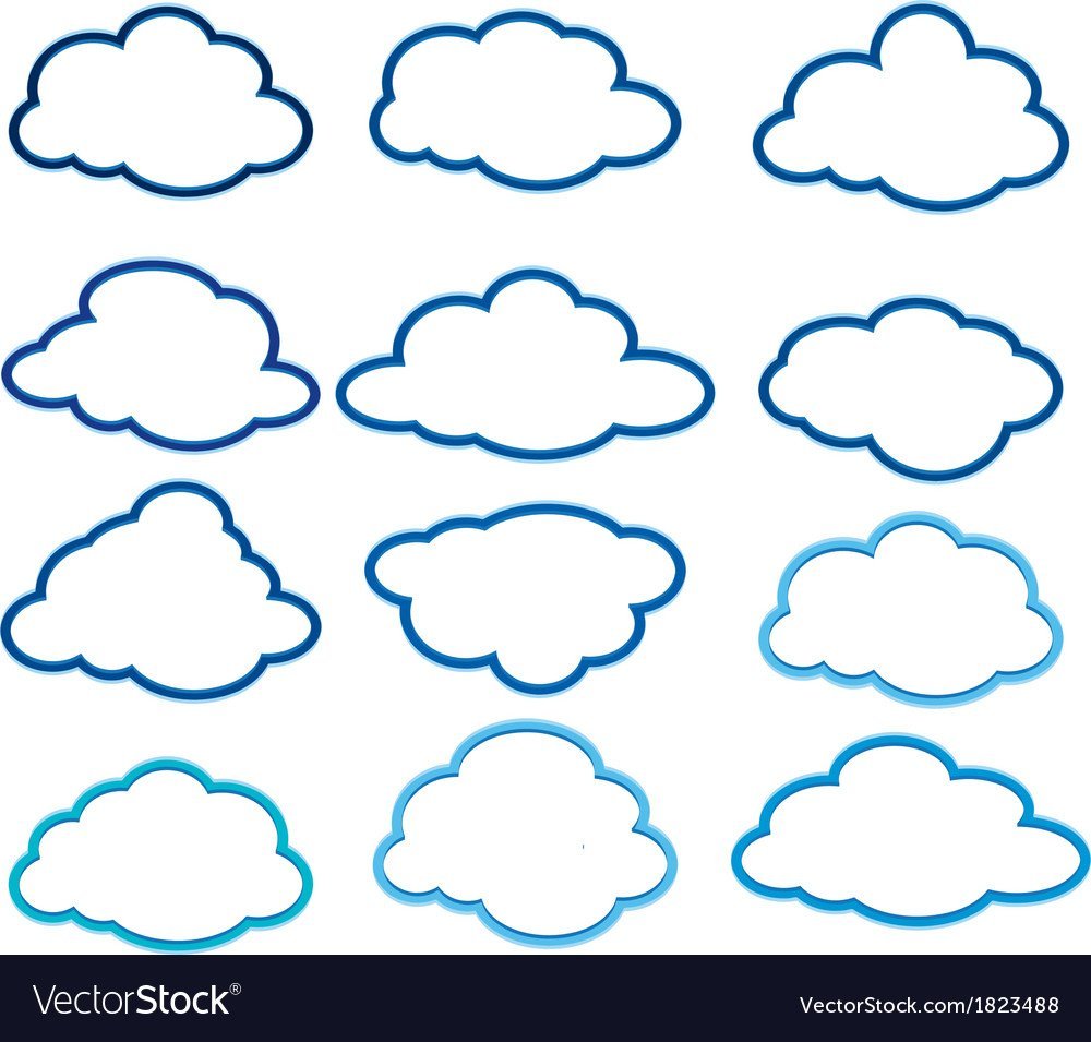 Облако шаблон