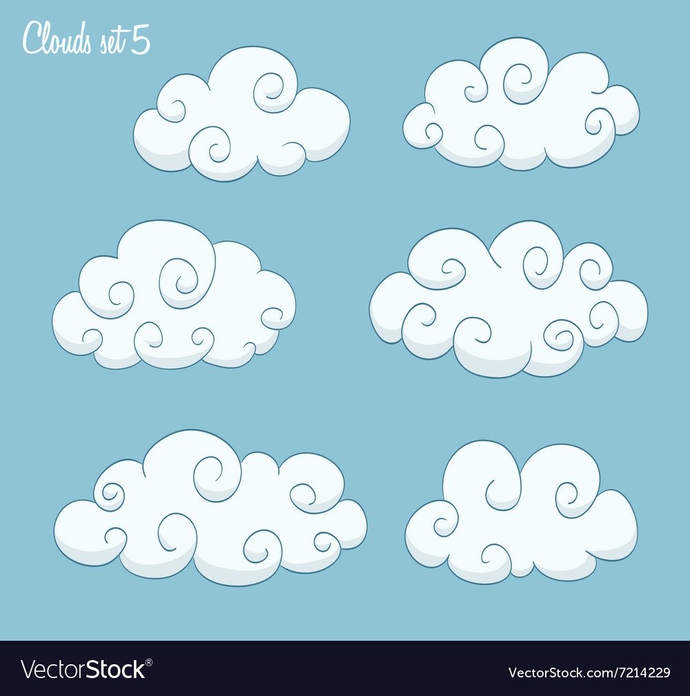 Наклейки облака