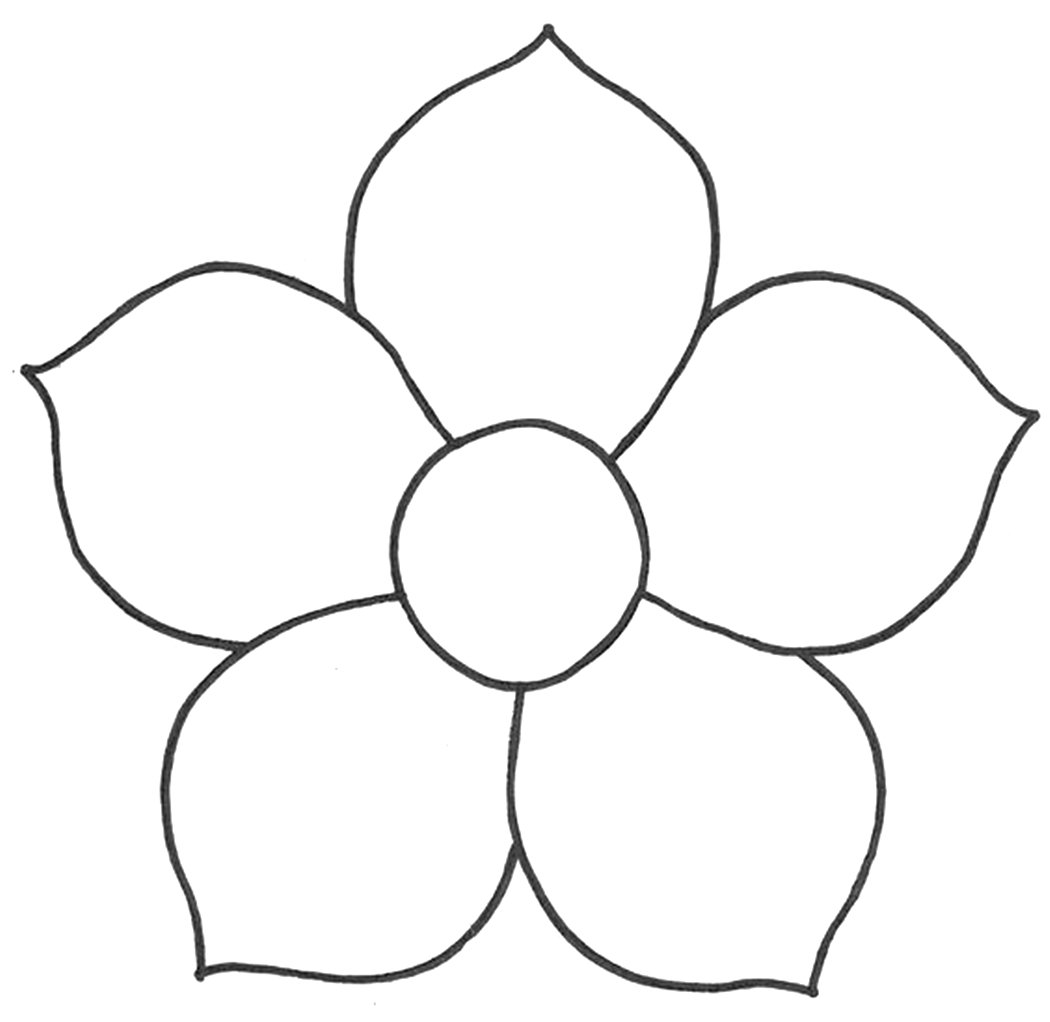 Полевые цветы раскраска для детей