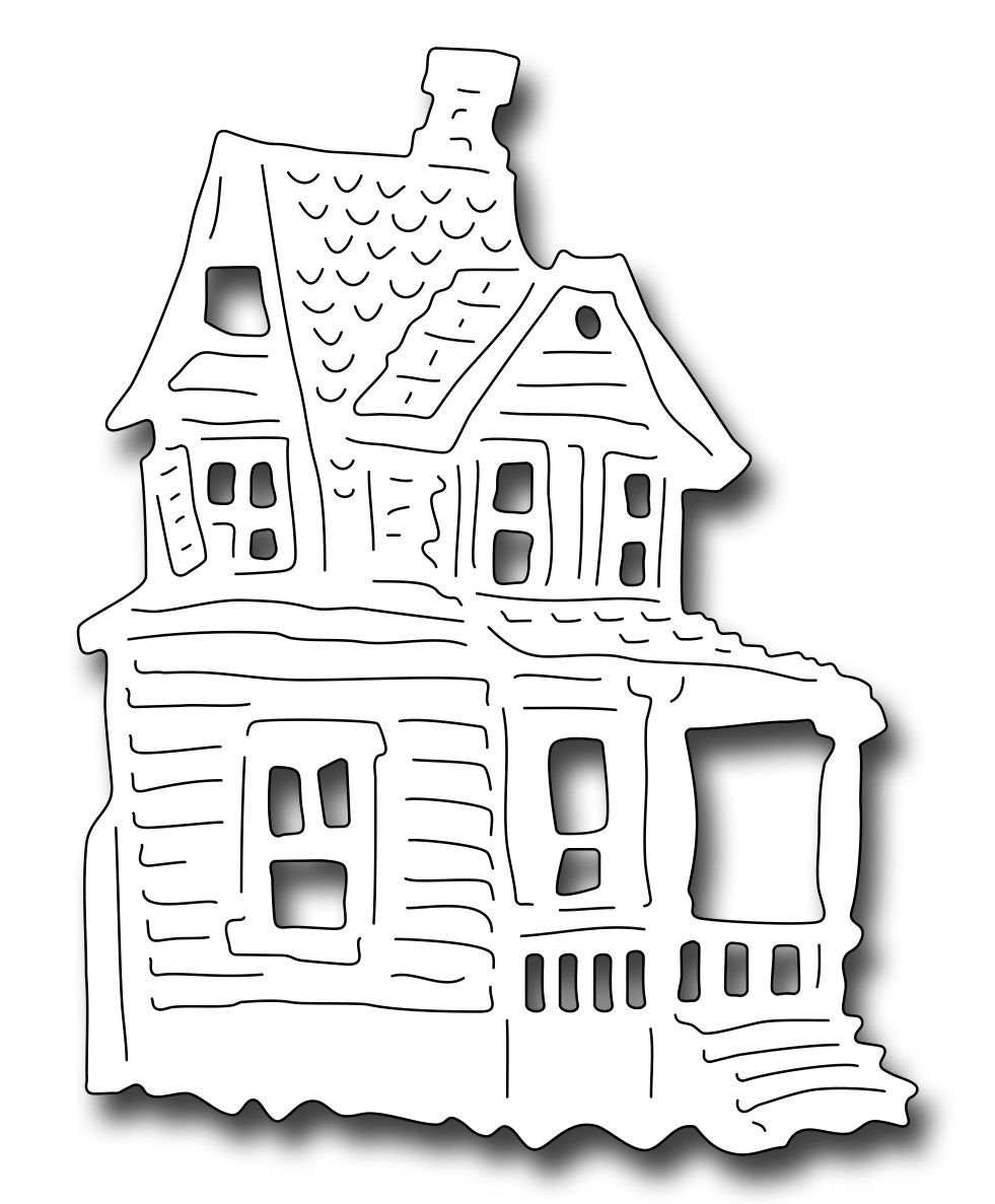 Трафарет "Пряничный домик", а4