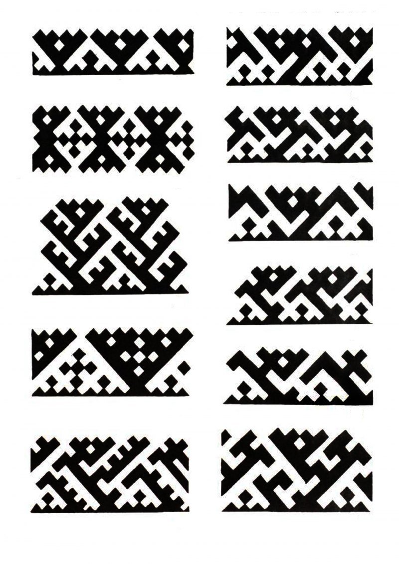 Узоры и орнаменты хантов и манси