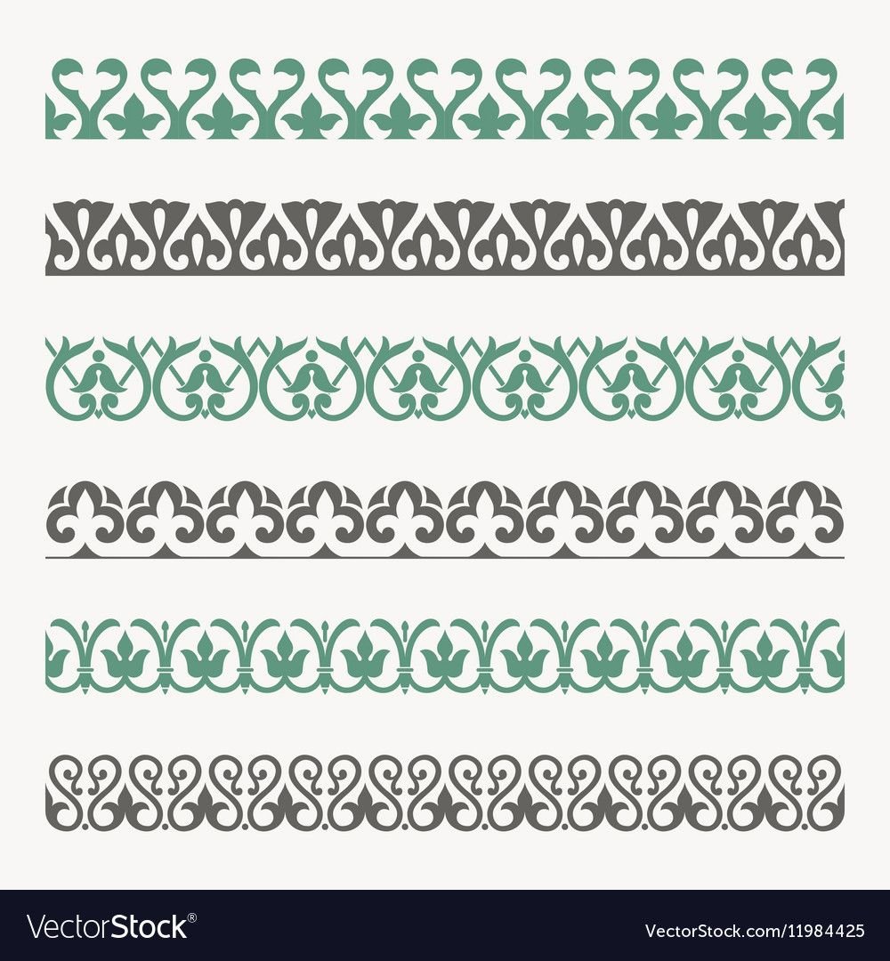 Башкирский орнамент вектор