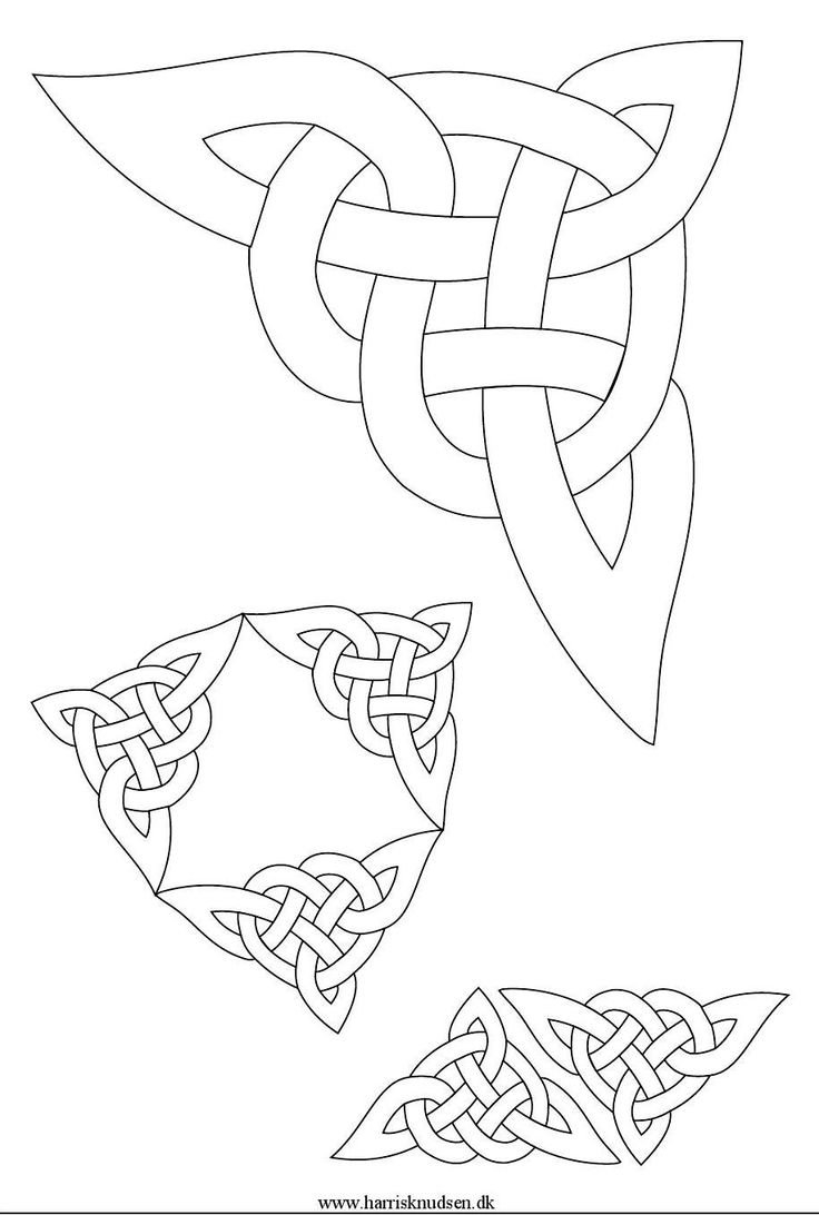 Кельтский орнамент вектор горизонтальный