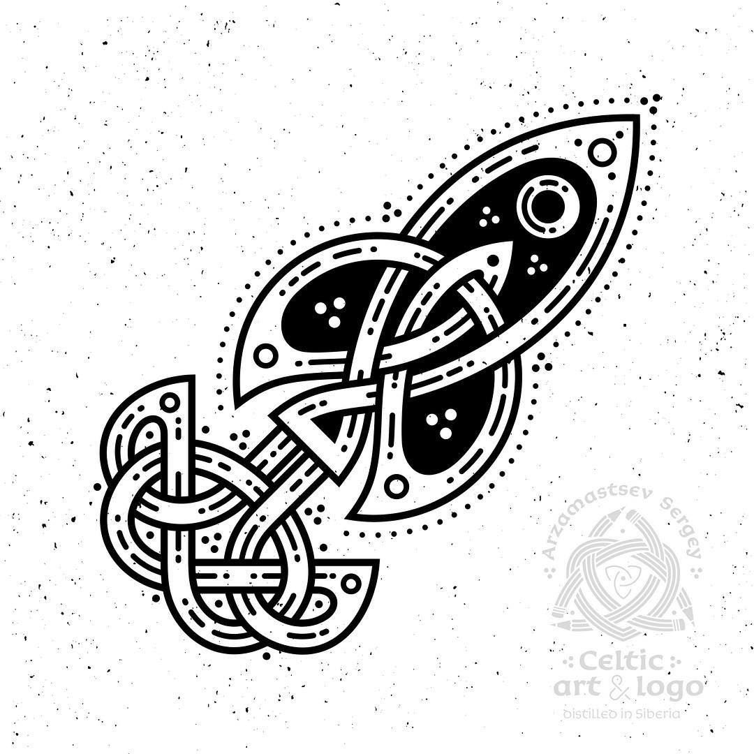 Орнамент узоры Викинг вектор