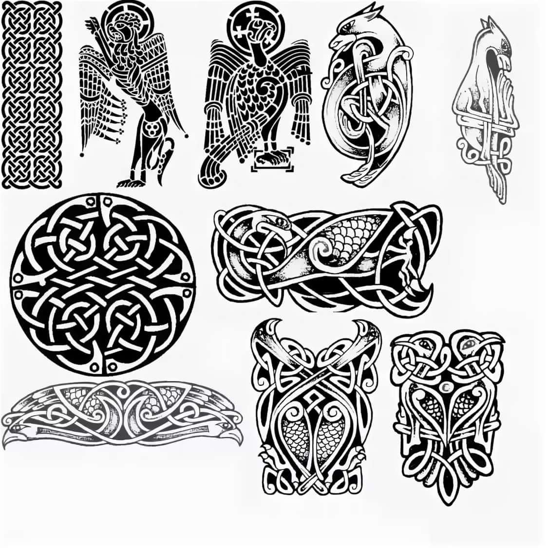 Славянские узоры и орнаменты эскизы