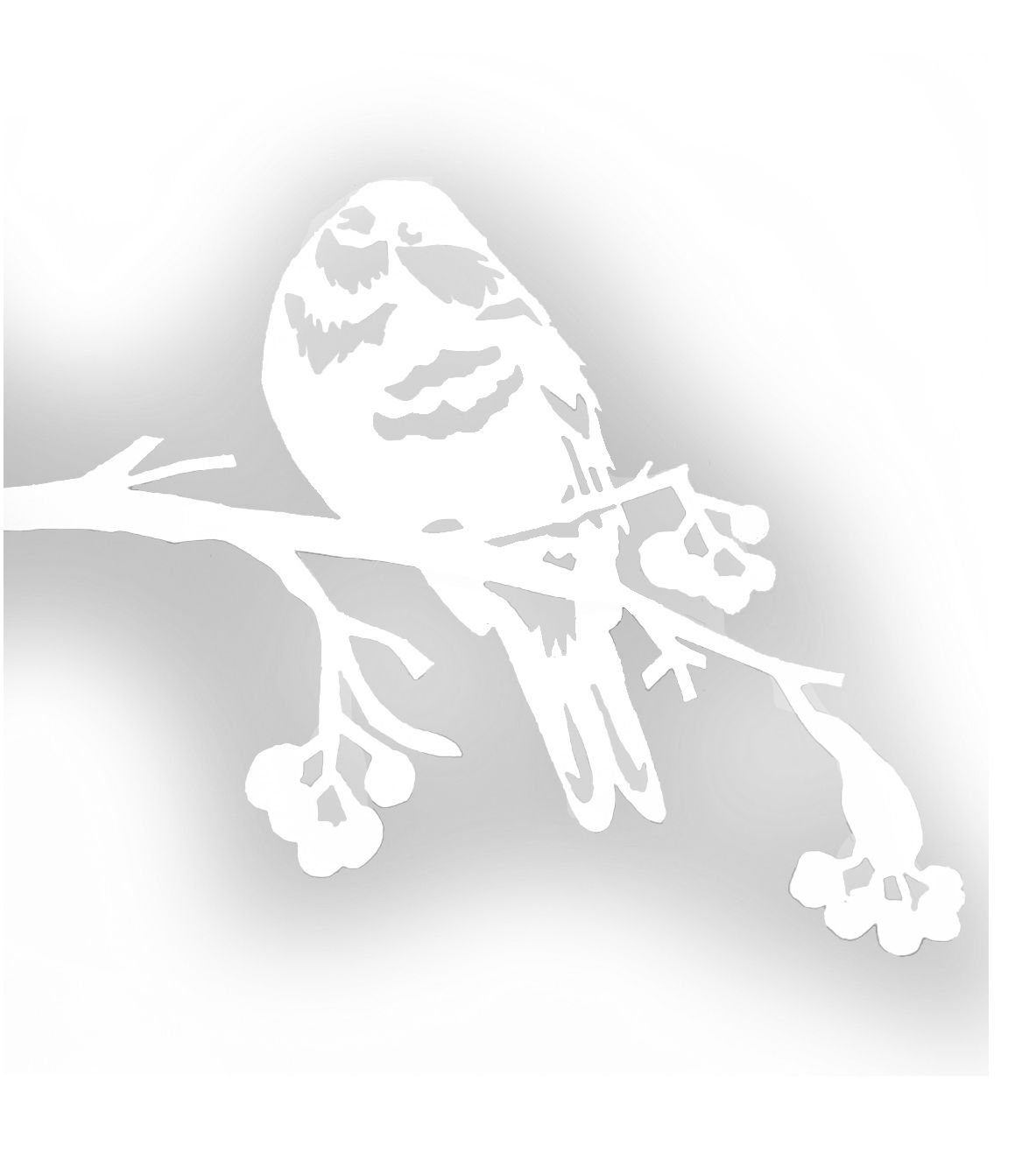 Трафарет для вырезания цветы и листья