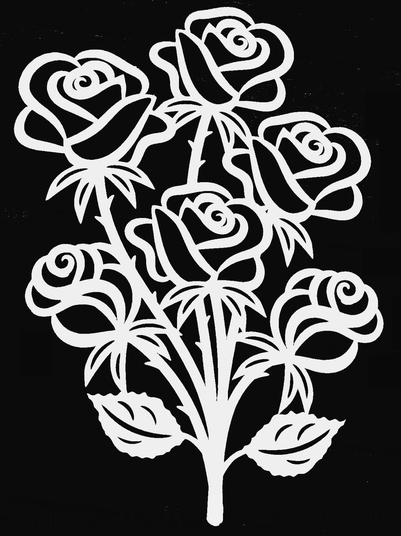 Шаблон ваза для цветов