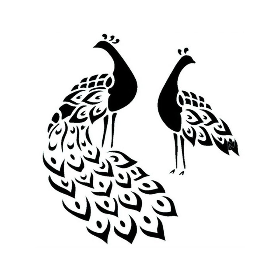 Трафарет Жар птицы для аппликации